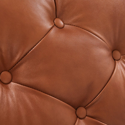 Fauteuil inclinable en cuir LUE BONA, ensemble de 2 chaises d'appoint pour salon