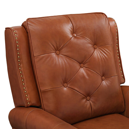 Fauteuil inclinable en cuir LUE BONA, ensemble de 2 chaises d'appoint pour salon