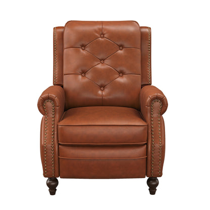 Fauteuil inclinable en cuir LUE BONA, fauteuil d'appoint pour salon