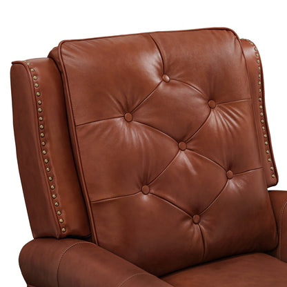 Fauteuil inclinable en cuir LUE BONA, fauteuil d'appoint pour salon