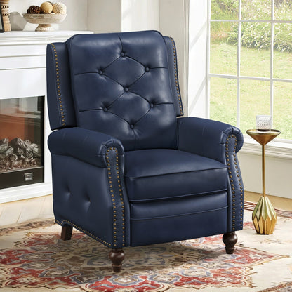 Fauteuil inclinable en cuir LUE BONA, fauteuil d'appoint pour salon