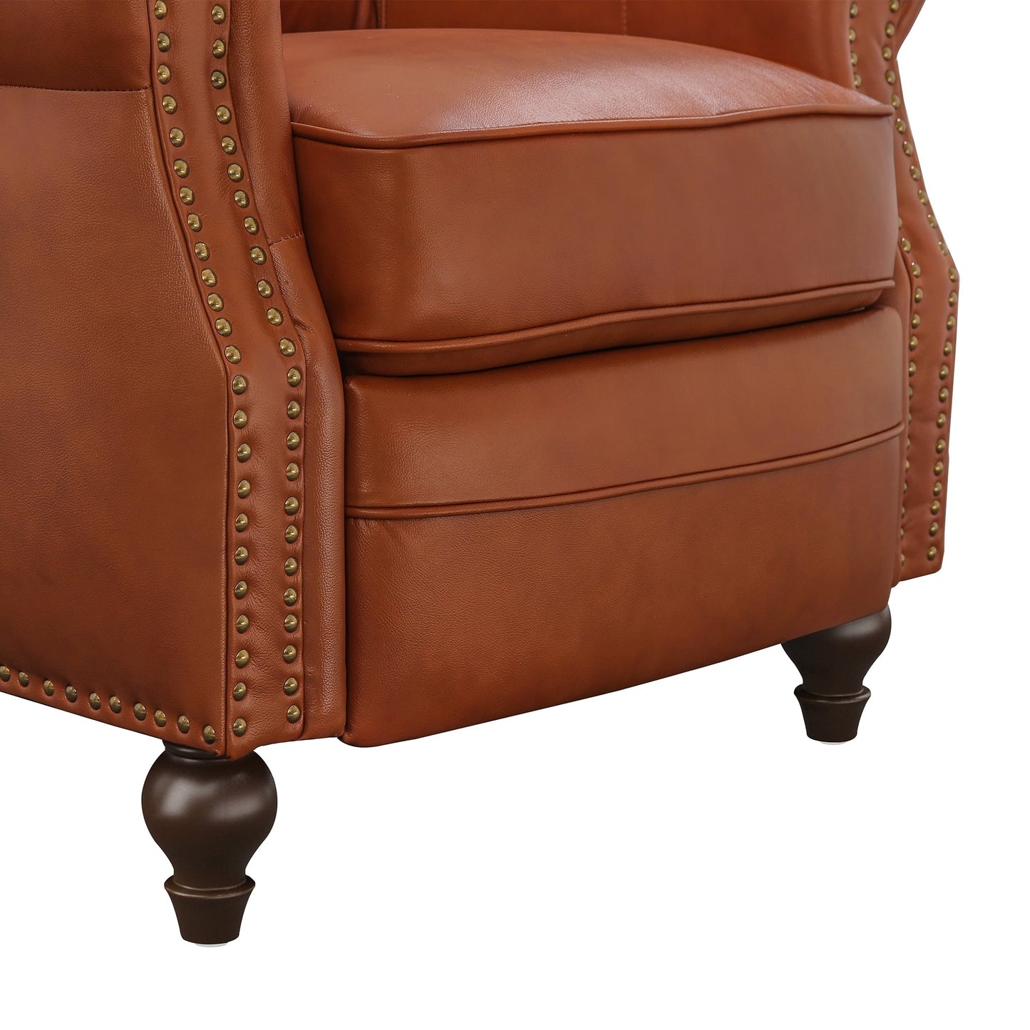 Fauteuil inclinable en cuir LUE BONA, fauteuil d'appoint pour salon