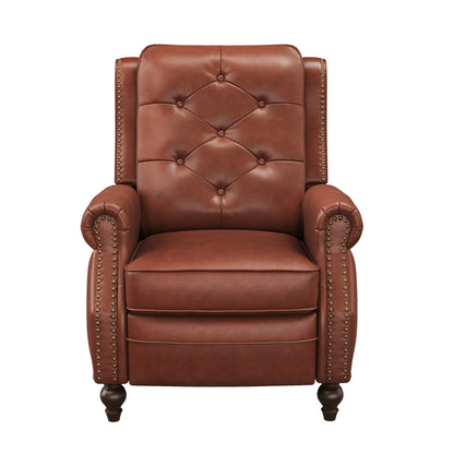 Fauteuil inclinable en cuir LUE BONA, fauteuil d'appoint pour salon