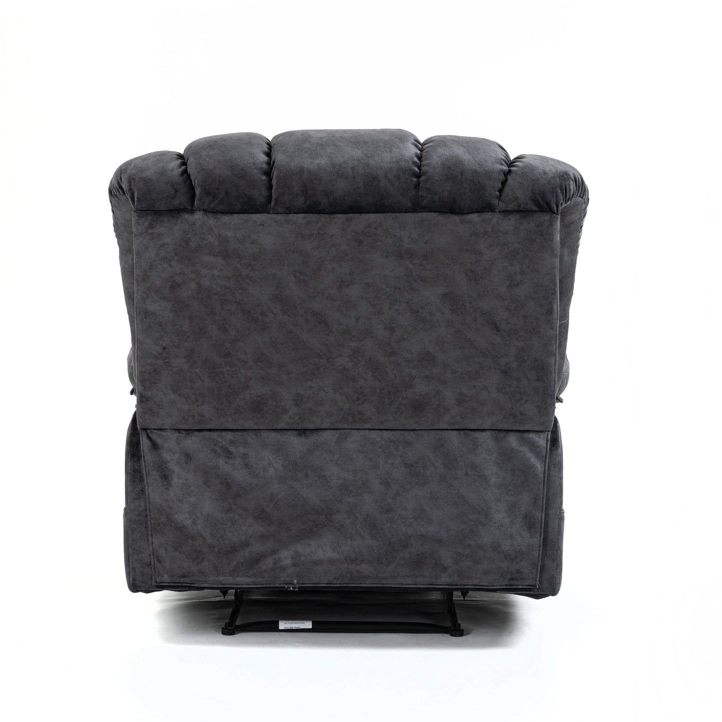 Grand fauteuil inclinable manuel en tissu pour salon