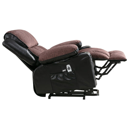 Grand fauteuil inclinable électrique avec chauffage et massage à 8 points