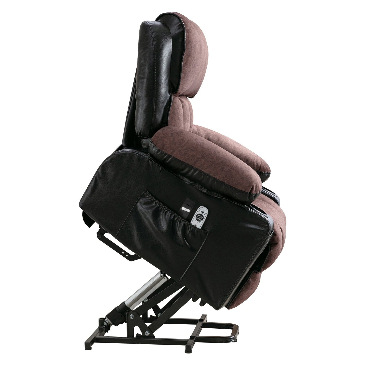 Grand fauteuil inclinable électrique avec chauffage et massage à 8 points