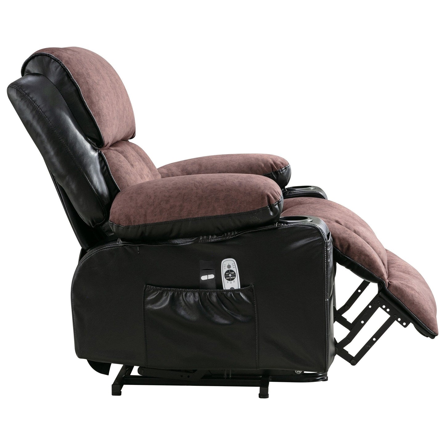 Grand fauteuil inclinable électrique avec chauffage et massage à 8 points