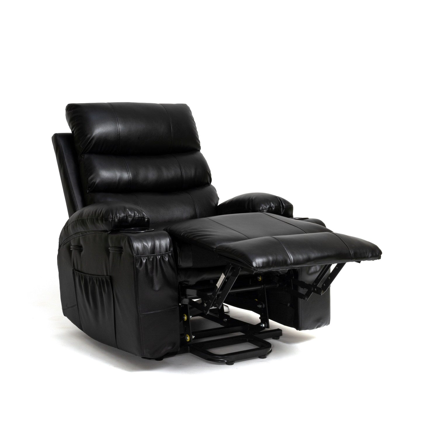 Fauteuil inclinable électrique de grande taille avec massage par vibration à 8 points et chauffage lombaire