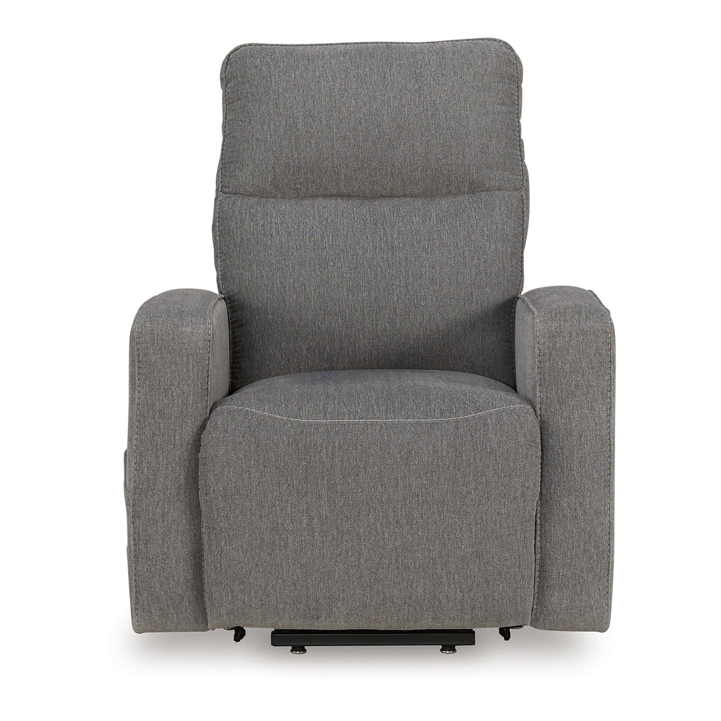 Fauteuil inclinable électrique Lawson, polyester gris, rembourrage en mousse souple