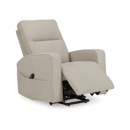 Fauteuil inclinable électrique Lawson, polyester fumé, coussin en mousse