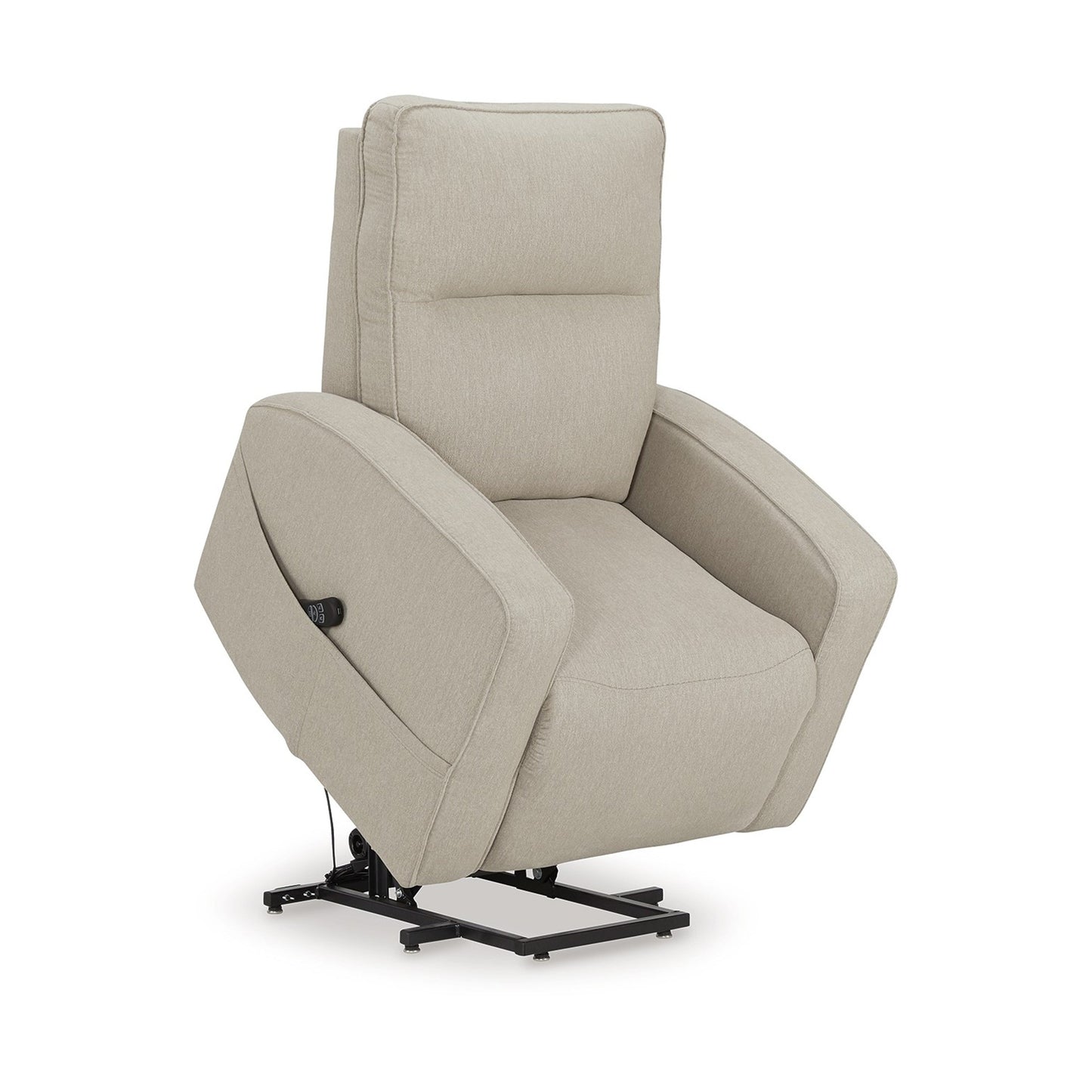 Fauteuil inclinable électrique Lawson, polyester fumé, coussin en mousse