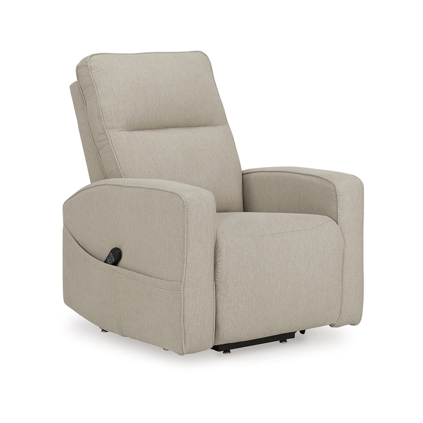 Fauteuil inclinable électrique Lawson, polyester fumé, coussin en mousse