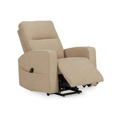 Fauteuil inclinable électrique Lawson, polyester taupe, rembourrage en mousse souple