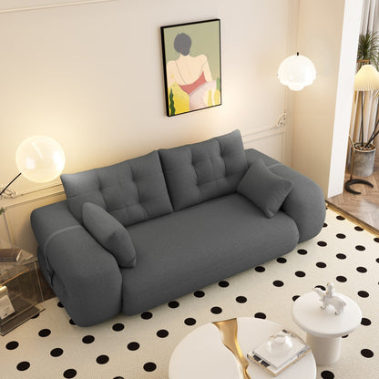 Canapé-lit pliable multifonctionnel de 78 pouces de large