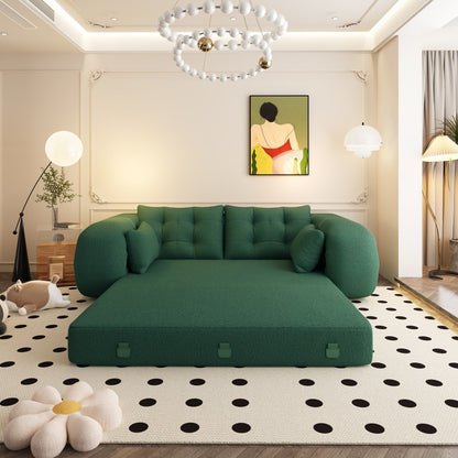 Canapé-lit pliable multifonctionnel de 78 pouces de large