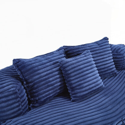 Canapé confortable et durable, fauteuil poire à dossier haut pour adultes et enfants - 2 places