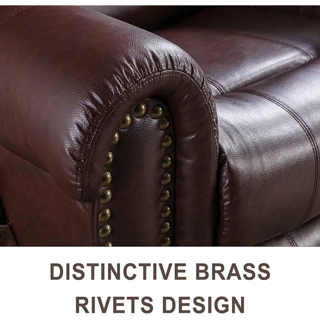 Fauteuil inclinable électrique Rivet respirant avec massage, chauffage et port USB