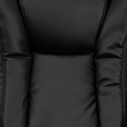 Fauteuil inclinable massant multi-positions LeatherSoft avec pouf