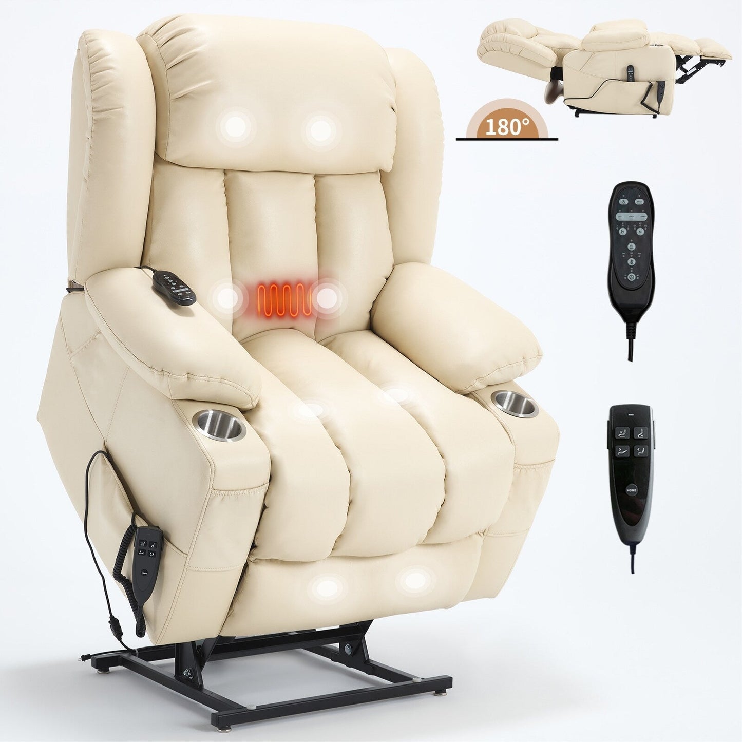 Fauteuil inclinable électrique Leatheraire