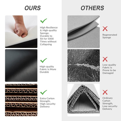 Fauteuil inclinable pivotant à bascule manuel en cuir véritable Leopold avec accoudoirs en bois, lot de 2 par HULALA HOME