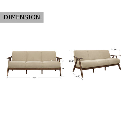 Canapé de salon rétro Levine