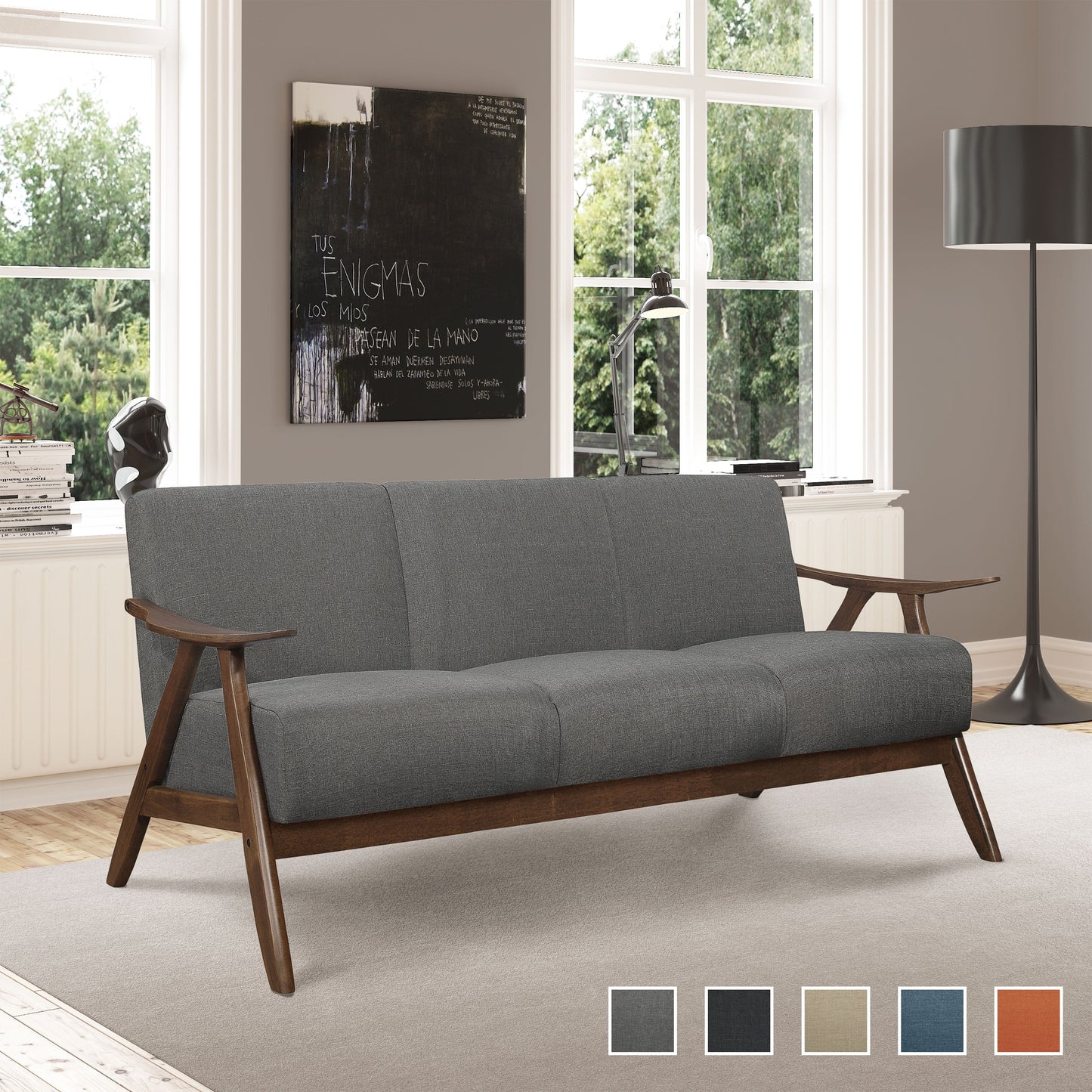 Canapé de salon rétro Levine