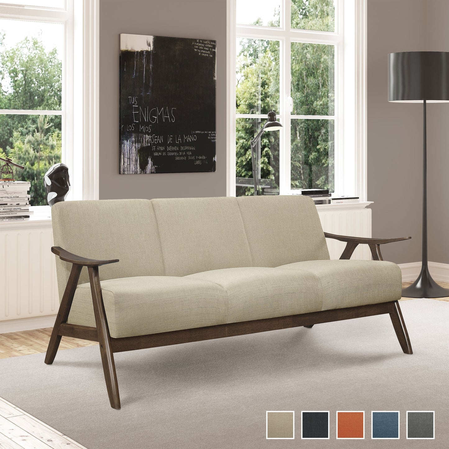 Canapé de salon rétro Levine