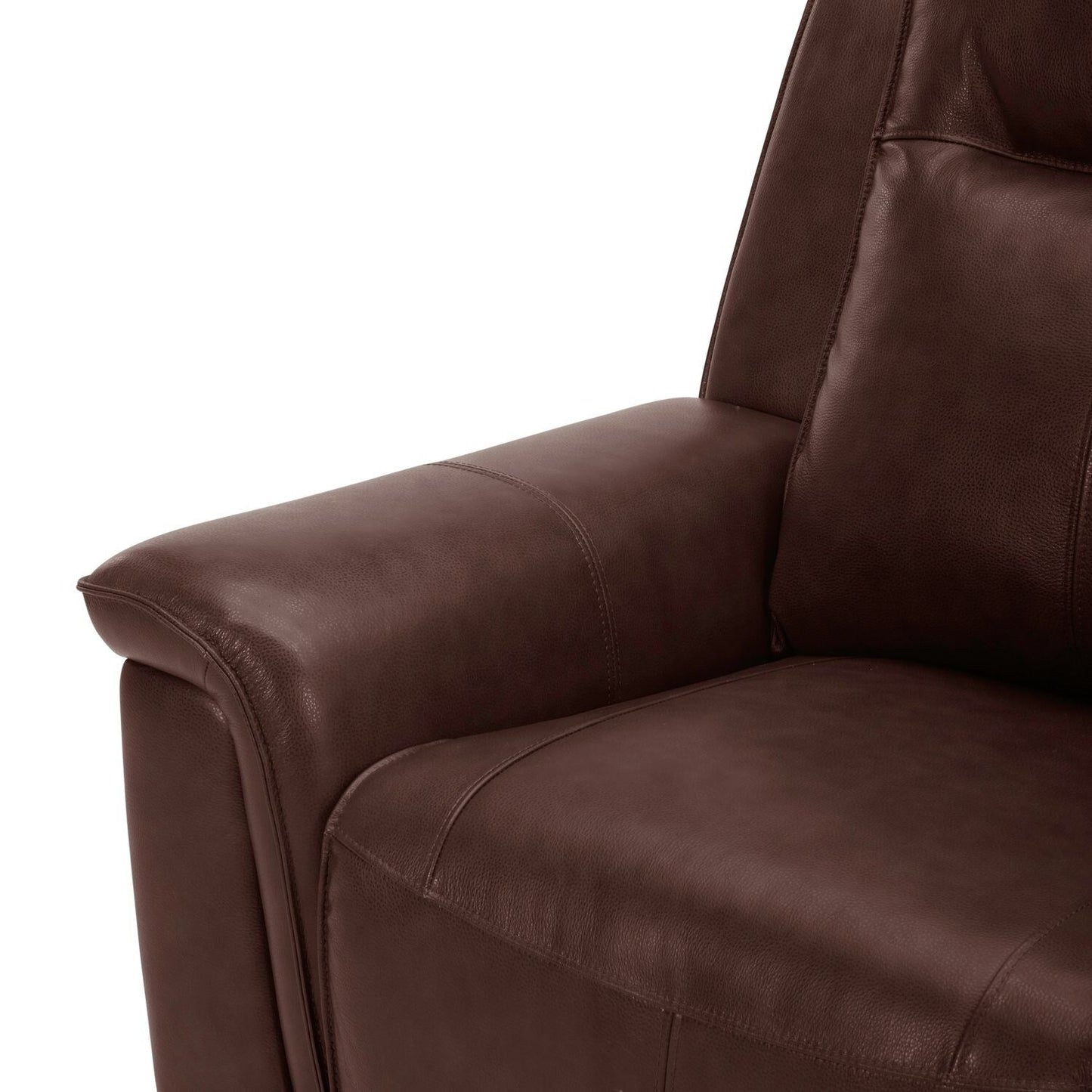 Fauteuil inclinable électrique Liberty Furniture Avery pour salon en cuir cognac