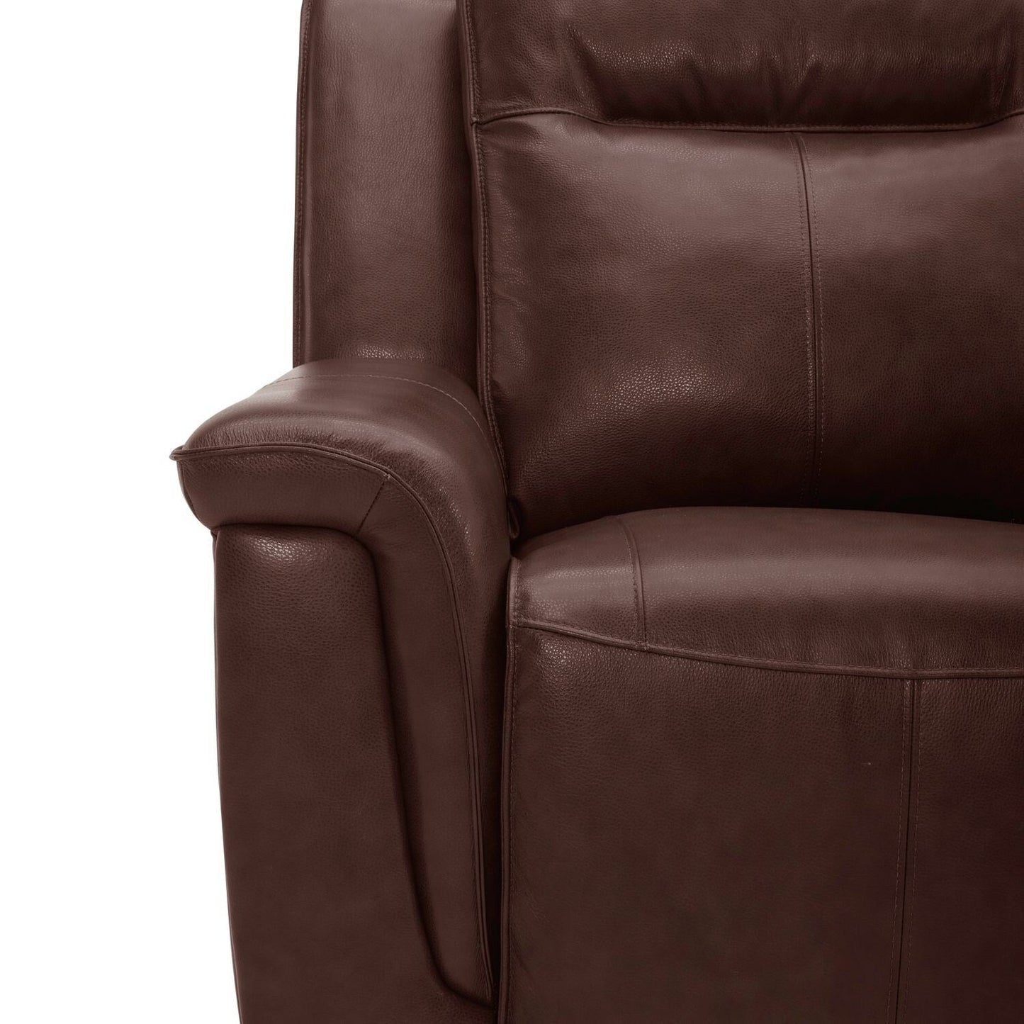 Fauteuil inclinable électrique Liberty Furniture Avery pour salon en cuir cognac