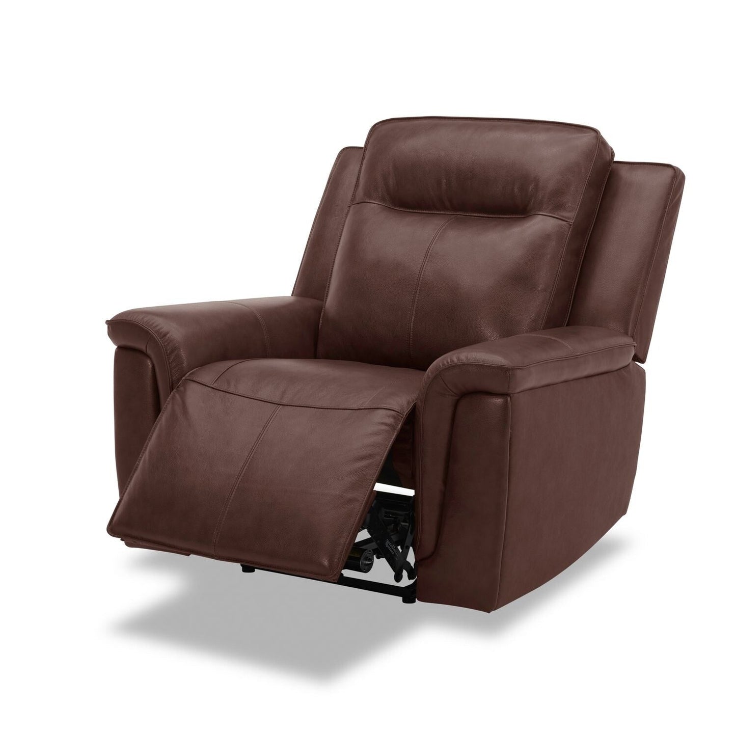 Fauteuil inclinable électrique Liberty Furniture Avery pour salon en cuir cognac