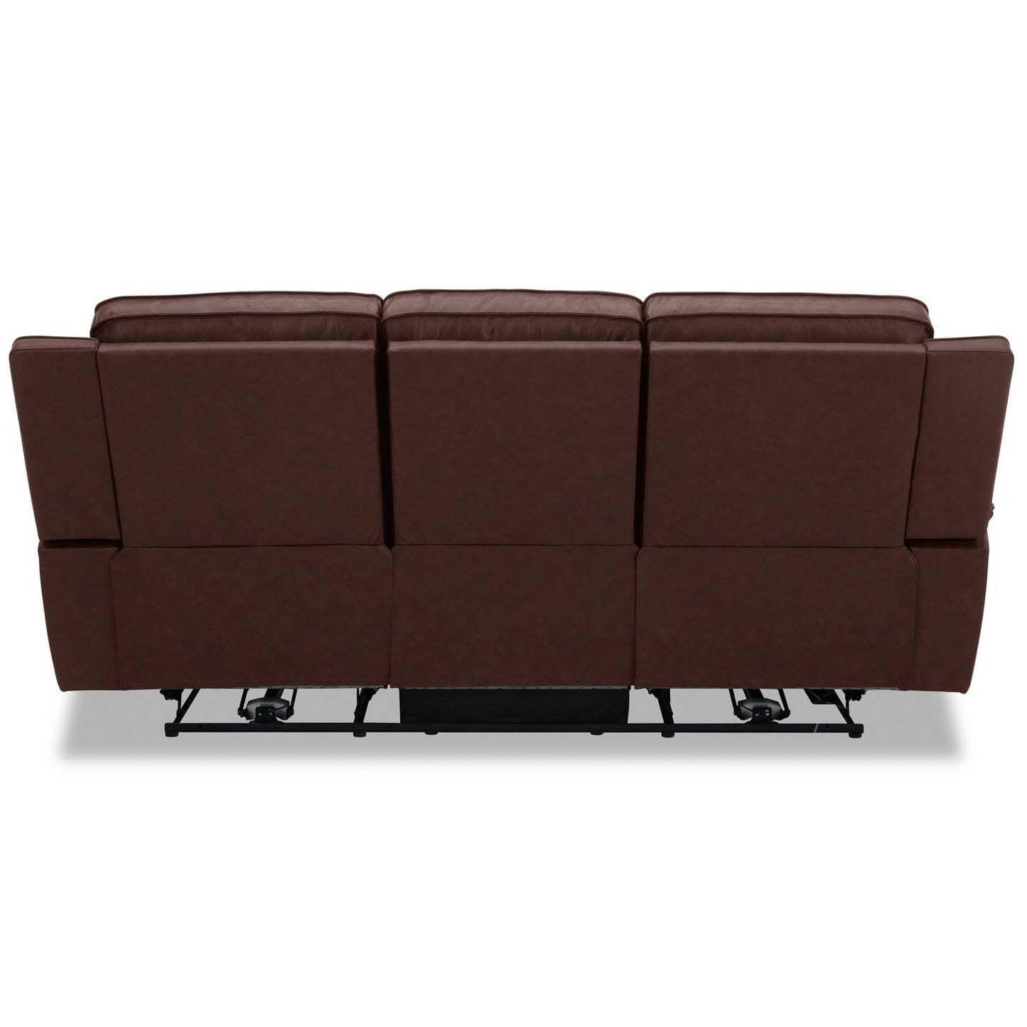 Canapé inclinable électrique Liberty Furniture Avery en cuir cognac - Largeur 88'' x Profondeur 39'' x Hauteur 41''