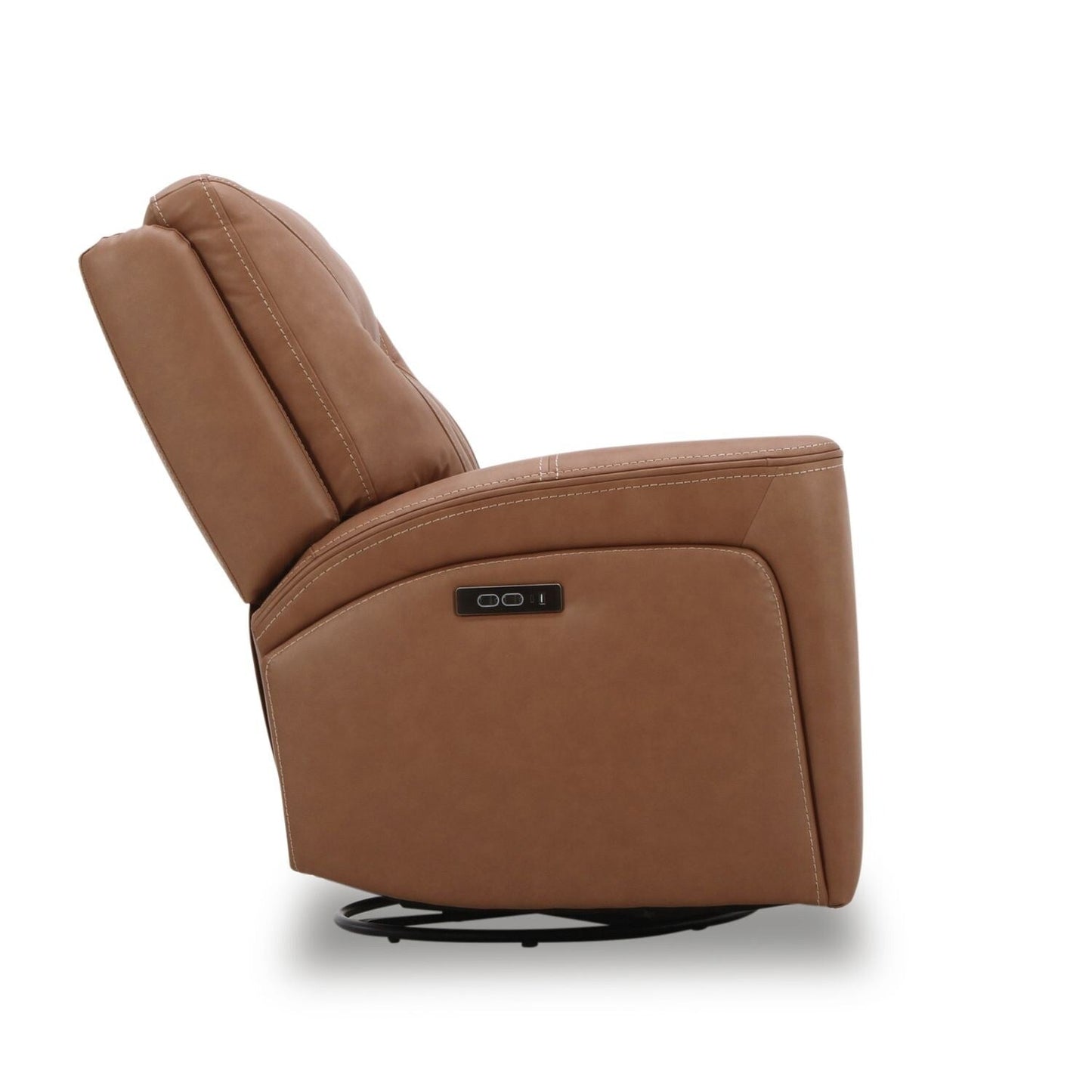 Fauteuil inclinable électrique en cuir Bennett de Liberty Furniture avec port de charge