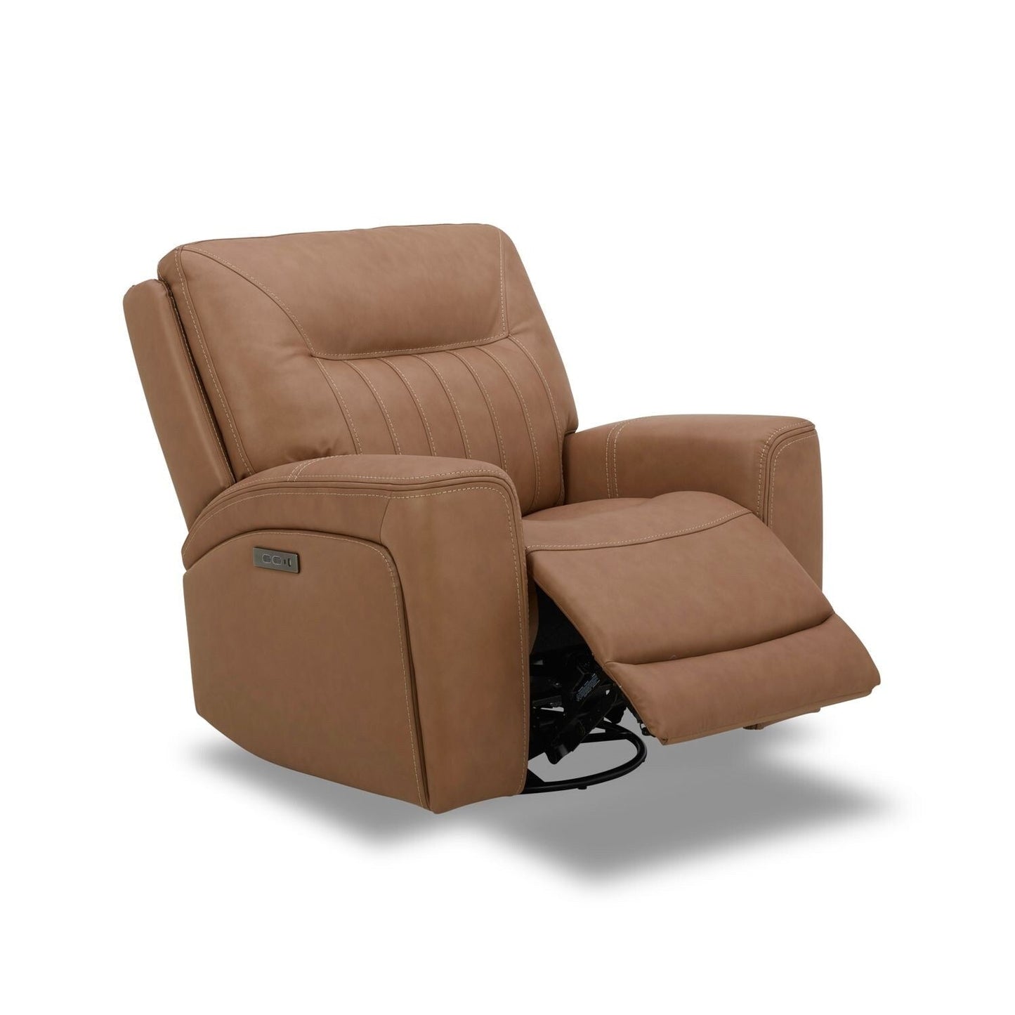Fauteuil inclinable électrique en cuir Bennett de Liberty Furniture avec port de charge