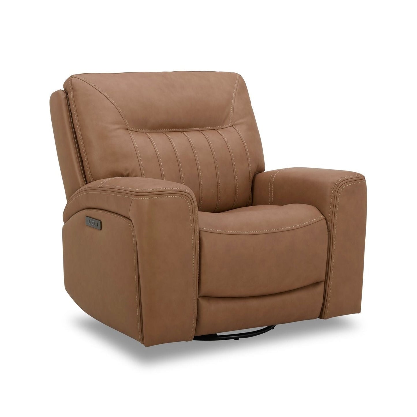 Fauteuil inclinable électrique en cuir Bennett de Liberty Furniture avec port de charge