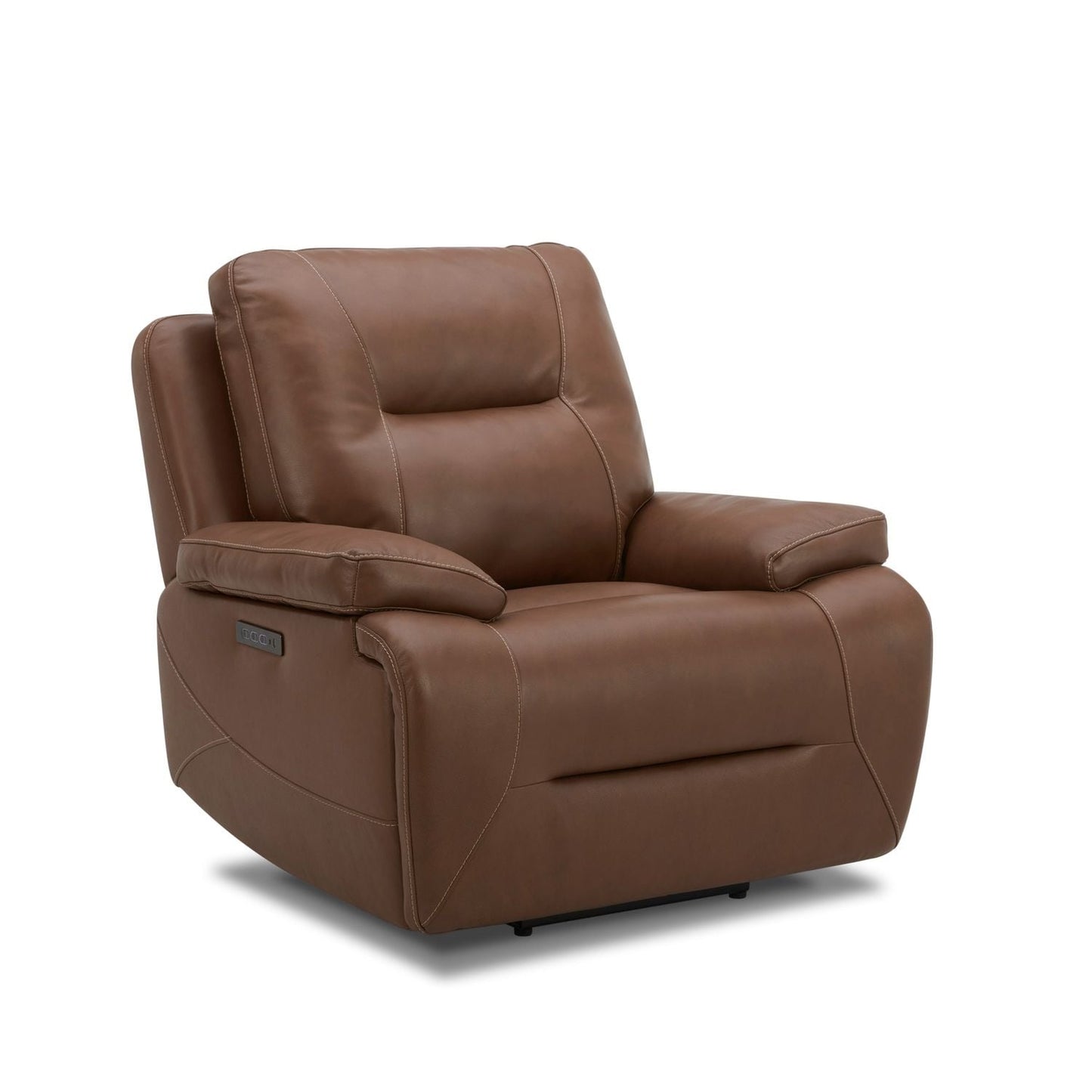 Fauteuil inclinable électrique en cuir Cameron de Liberty Furniture avec port de charge