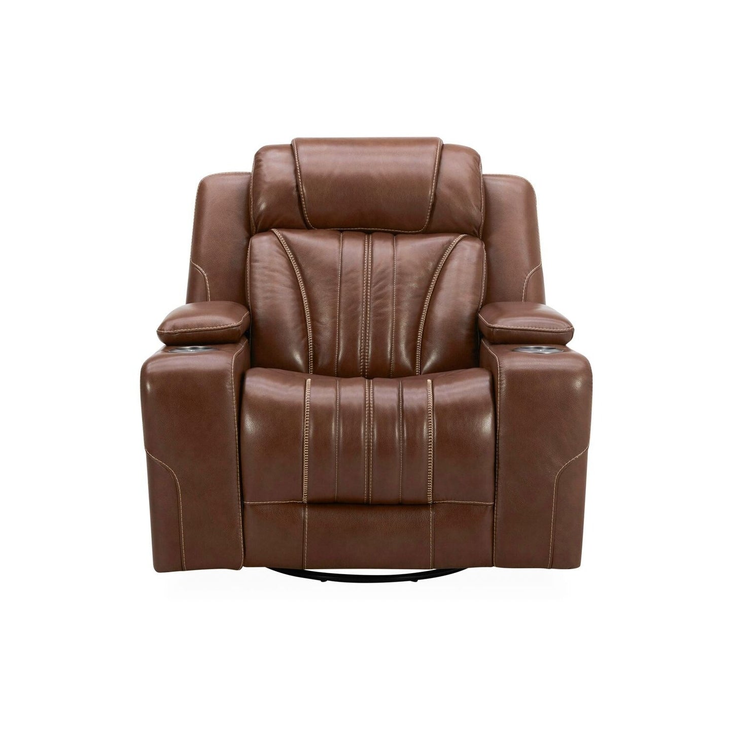 Fauteuil inclinable électrique Liberty Furniture Caswell en cuir marron