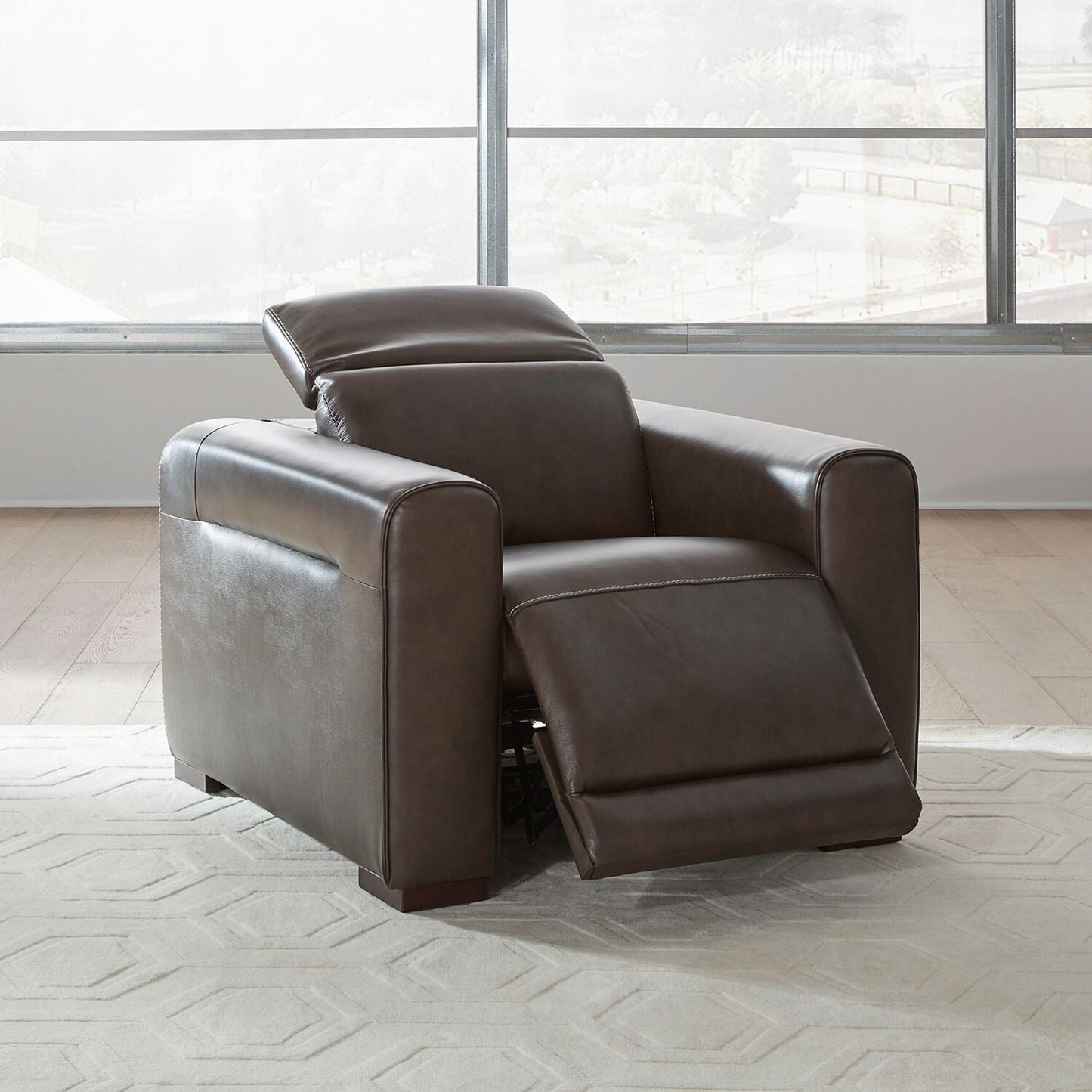Fauteuil inclinable électrique en cuir Liberty Furniture Deacon