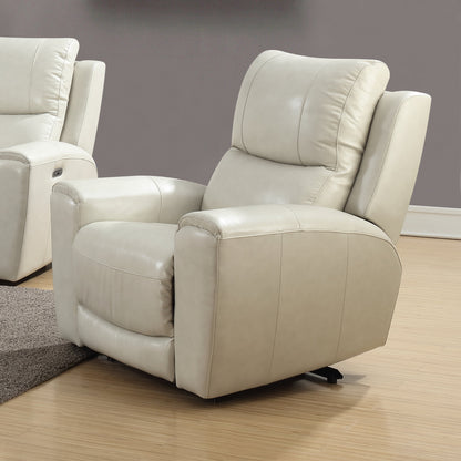 Fauteuil inclinable électrique Copper Grove Fyti en cuir pleine fleur