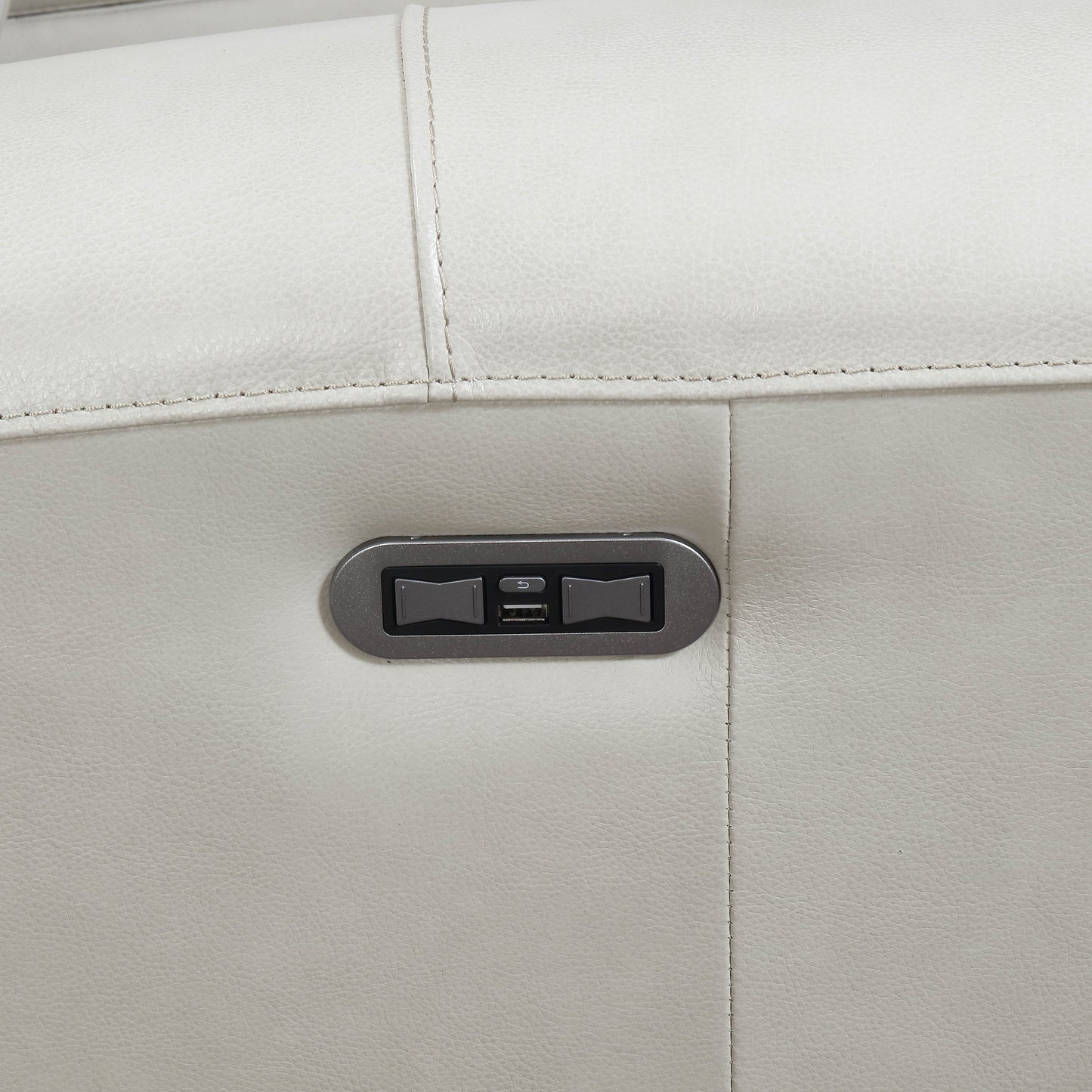 Fauteuil inclinable électrique Copper Grove Fyti en cuir pleine fleur