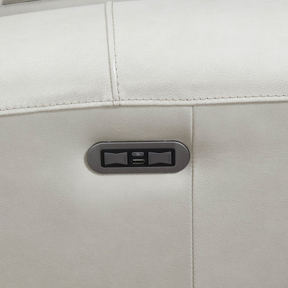 Fauteuil inclinable électrique Copper Grove Fyti en cuir pleine fleur