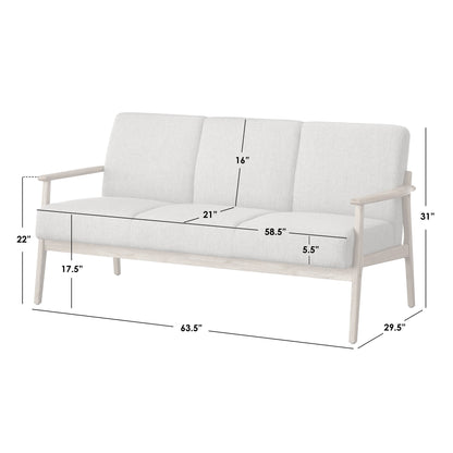 Canapé en bois massif Beaumont de Lifestorey