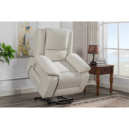 Fauteuil releveur inclinable avec massage/chaleur, gravité zéro et télécommande (136 kg)