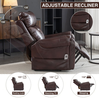 Fauteuil releveur inclinable, fauteuil inclinable électrique pour personnes âgées