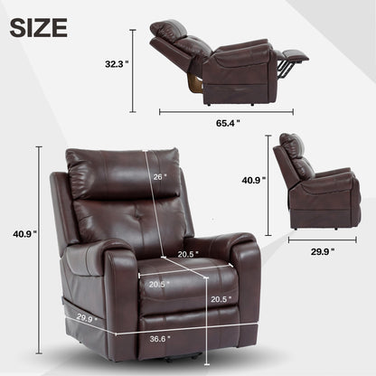 Fauteuil releveur inclinable, fauteuil inclinable électrique pour personnes âgées