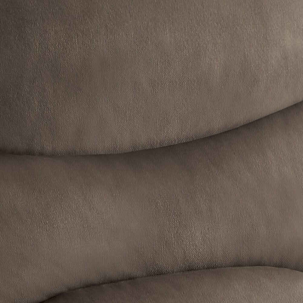 Fauteuil inclinable en tissu tissé marron clair