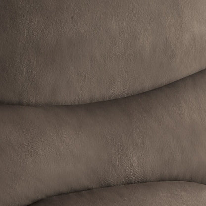 Fauteuil inclinable en tissu tissé marron clair