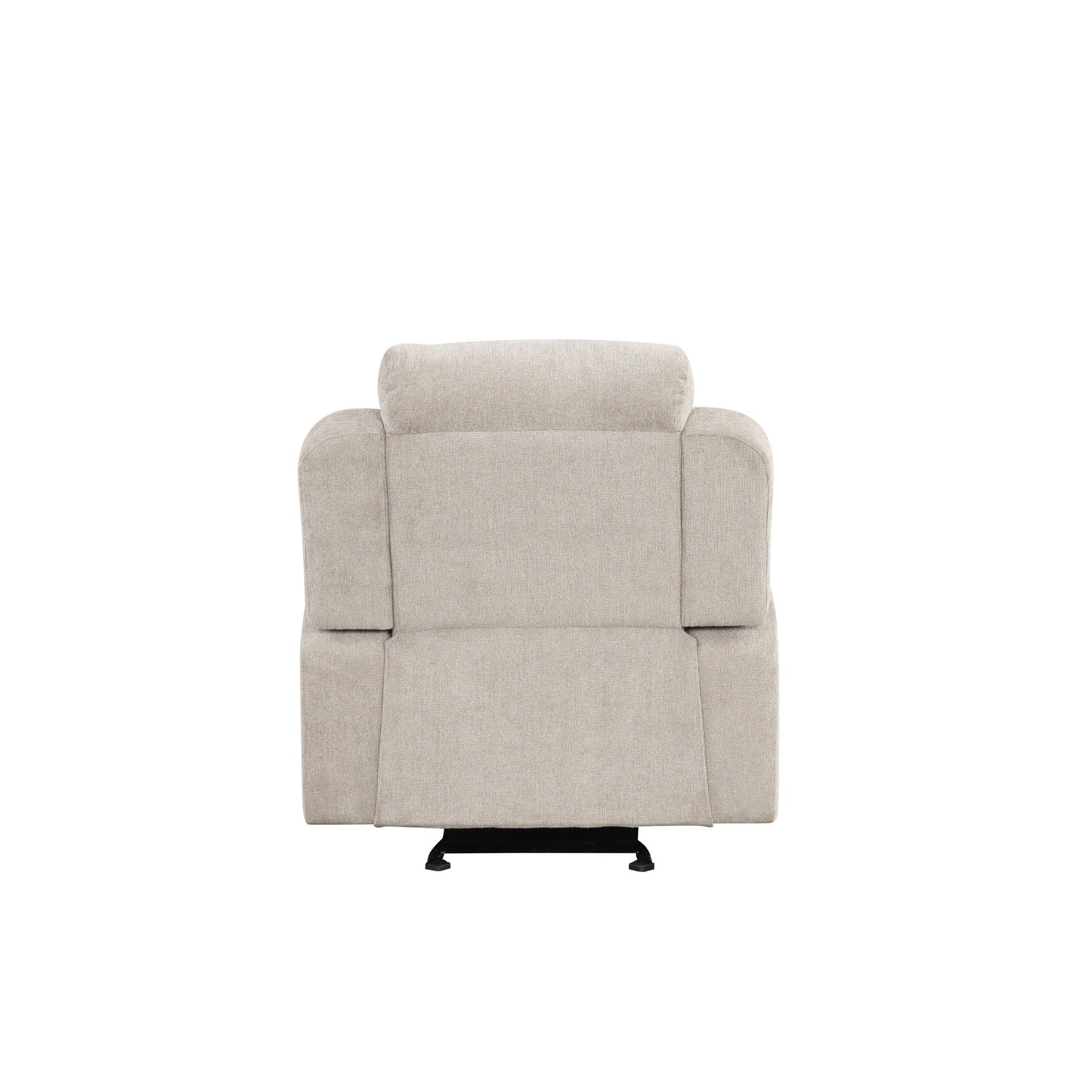Fauteuil inclinable à mouvement chenille gris clair