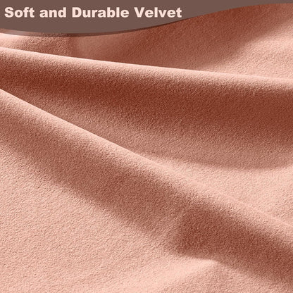 Canapé-lit convertible futon rose clair avec oreillers