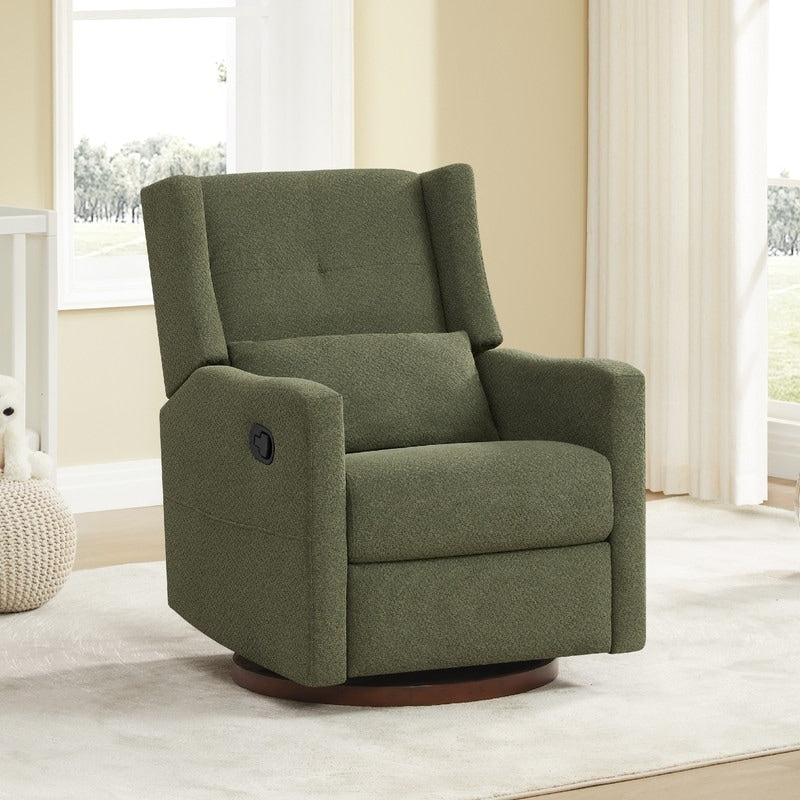 Fauteuil inclinable pivotant manuel Lincoln avec coussin lombaire