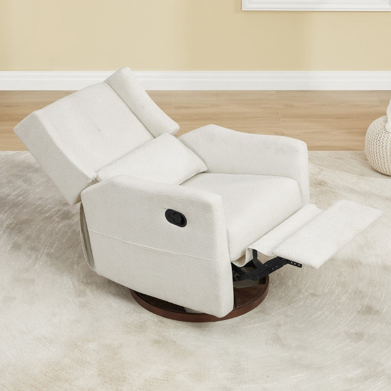 Fauteuil inclinable pivotant manuel Lincoln avec coussin lombaire